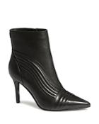 Karen Millen Women's Pointed Toe Nappa Leather High-heel Booties