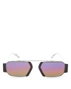 Dior Men's Chroma 2 Mirrored Brow Bar Aviator Sunglasses, 52mm
