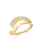 Bloomingdale's Diamond Ribbon Statement Ring In 14k Yellow Gold - 100% Exclusive