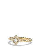 David Yurman Venetian Quatrefoil Ring With Diamonds In 18k Gold
