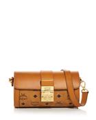 Mcm Tracy Visetos Small Leather Crossbody