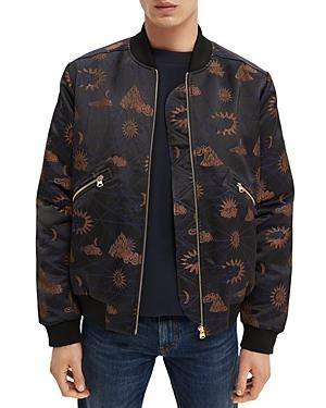 Scotch & Soda Padded Jacquard Bomber Jacket