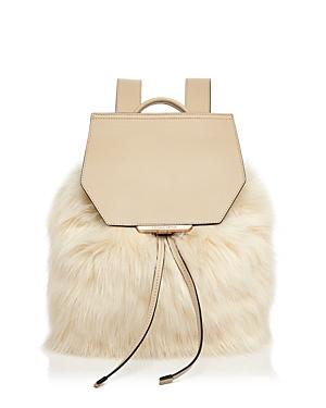 Kendall And Kylie Nancy Faux-fur Backpack