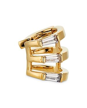 Nadri Gemma Cubic Zirconia Triple Row Ear Cuff