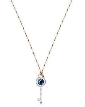 Swarovski Symbolic Evil Eye Pendant Necklace, 14.9