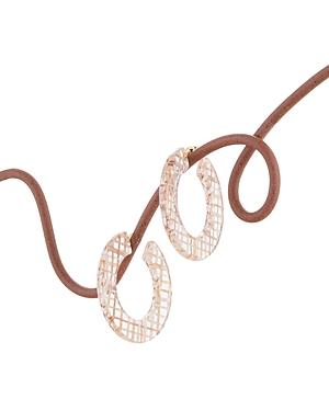 Cult Gaia Mira Narrow Huggie Hoop Earrings