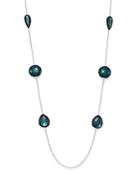 Ippolita Sterling Silver Wonderland Clear Quartz & Mother-of-pearl Doublet Station Necklace