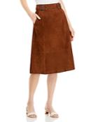 Kobi Halperin Sylvie Leather Buckle Skirt