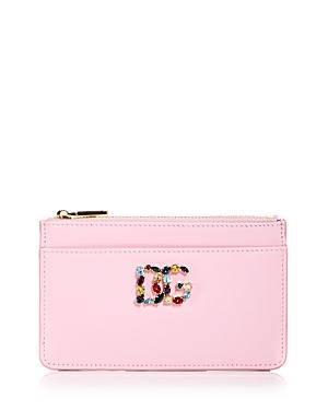 Dolce & Gabbana Leather Zip Card Case