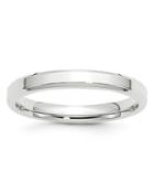 Bloomingdale's Men's 3mm Bevel Edge Comfort Fit Band In 14k White Gold - 100% Exclusive