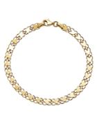 Moon & Meadow Mirrored Heart Link Bracelet In 14k Yellow Gold - 100% Exclusive