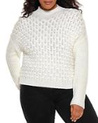 Belldini Plus Size Cable Stitch Sweater