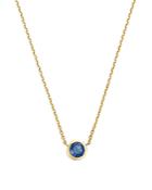 Bloomingdale's Sapphire Bezel Pendant Necklace In 14k Yellow Gold, 16 - 100% Exclusive