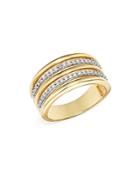 Bloomingdale's Diamond Multi-row Band In 14k Yellow Gold, 0.20 Ct. T.w. - 100% Exclusive