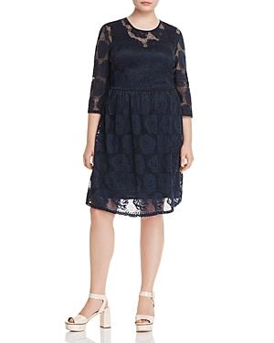 Junarose Floral Lace Fit-and-flare Dress