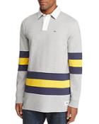 Tommy Jeans Patchwork Striped Rugby Shirt