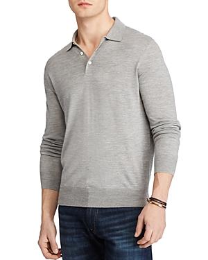 Polo Ralph Lauren Merino Silk Cashmere Regular Fit Polo Sweater
