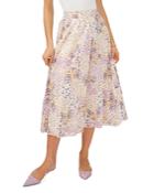 1.state Ruffle Hem Midi Skirt