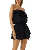 Melissa Odabash Mia Cotton Strapless Mini Cover Up Dress