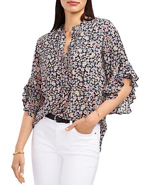 Vince Camuto Sorbet Ditsy Garden Print Top