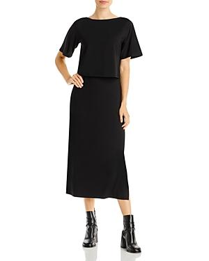 Theory Layered Midi Dress