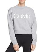 Calvin Klein Performance Logo French Terry Sweatshirt