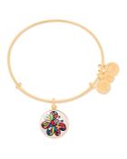 Alex And Ani Art Infusion Romero Britto Butterfly Expandable Wire Bangle