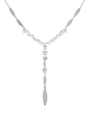 Nadri Faceted Stone Lariat Necklace, 15