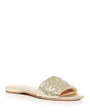 Kate Spade New York Women's Emmie Floral Embossed Slide Sandals