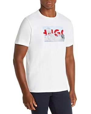 Hugo Deeves Regular Fit Graphic Logo Tee