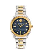Versace Two-tone Dylos Watch, 35mm