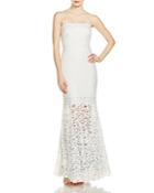 Tadashi Shoji Strapless Lace Gown - 100% Bloomingdale's Exclusive