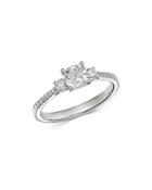 Bloomingdale's Cushion-cut Diamond Engagement Ring In 14k White Gold, 1.0 Ct. T.w. - 100% Exclusive