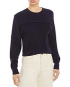 See By Chloe Crewneck Cropped Sweater