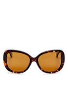 Kate Spade New York Judyann Polarized Rectangle Sunglasses, 56mm