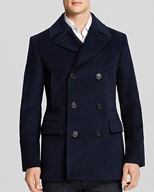 Burberry Bateson Double Breasted Button Front Coat (50% Off) - Comparable Value $995