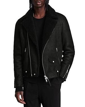 Allsaints Miles Shearling Biker Jacket