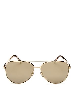 Valentino Women's Brow Bar Aviator Sunglasses, 60mm
