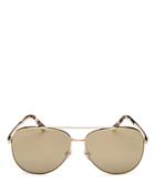 Valentino Women's Brow Bar Aviator Sunglasses, 60mm