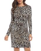 Karen Kane Leopard-print Sheath Dress