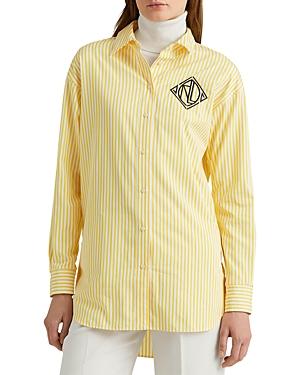 Lauren Ralph Lauren Cotton Embroidered Shirt