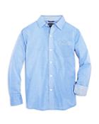 Nautica Boys' Gingham Button Down Shirt - Sizes S-xl - Compare At $39.50
