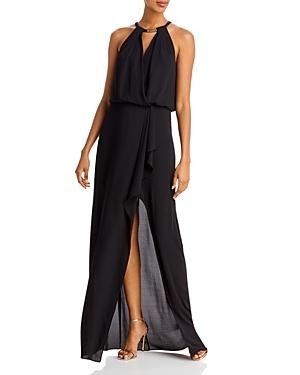 Bcbgmaxazria Evening Long Crossover Dress