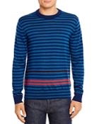 Ps Paul Smith Multi-stripe Crewneck Sweater