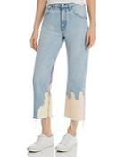 Hudson Sloane Crop Wide-leg Jeans In Neutralize