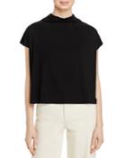 Eileen Fisher Funnel Neck Cropped Top