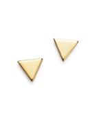 Moon & Meadow Polished Triangle Stud Earrings In 14k Yellow Gold - 100% Exclusive