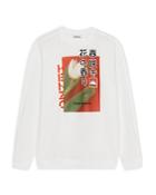 Kenzo Cotton Printed Oversized Fit Crewneck Sweatshirt