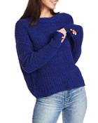 1.state Textured Ribbed Sweater