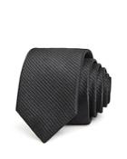 Ted Baker Ottoman Tonal Textured Stripe Solid Silk Skinny Tie
